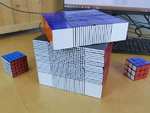  22x22 rubik's cube  3d model for 3d printers