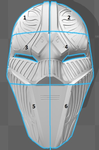  Sith acolyte mask (star wars)  3d model for 3d printers