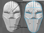  Sith acolyte mask (star wars)  3d model for 3d printers