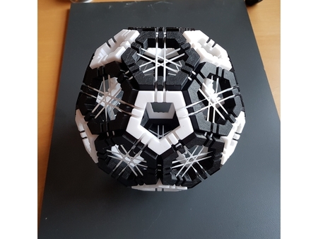  Geodesic sphere puzzle  3d model for 3d printers