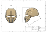  Synth field helmet (fallout 4)  3d model for 3d printers