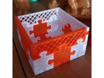  Puzzle basket  3d model for 3d printers