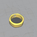 Modelo 3d de Simple anillo para impresoras 3d