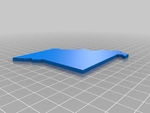 Modelo 3d de Mapa de estados unidos de los estados de puzzle para impresoras 3d