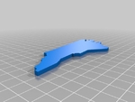  Map of usa states puzzle  3d model for 3d printers