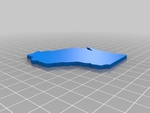  Map of usa states puzzle  3d model for 3d printers