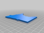  Map of usa states puzzle  3d model for 3d printers