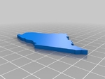  Map of usa states puzzle  3d model for 3d printers