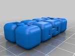  Parametric mini fidget cube  3d model for 3d printers