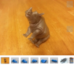 Modelo 3d de 1x2x3 rhino rompecabezas para impresoras 3d