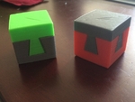  Impossible dovetail cube  3d model for 3d printers