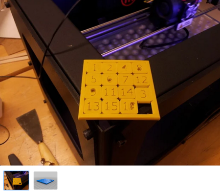 Modelo 3d de 1-15 juego (impresión en el lugar) para impresoras 3d