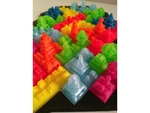  Tetris heart puzzle  3d model for 3d printers