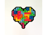 Modelo 3d de Tetris corazón de puzzle para impresoras 3d
