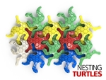  Nesting turtles  3d model for 3d printers