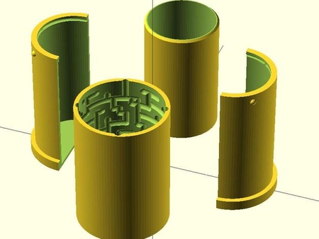  Split decision maze box  3d model for 3d printers