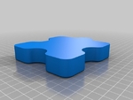  Puzzle pieces tray  3d model for 3d printers