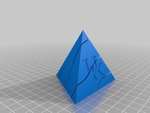  Tunable tolerance tetrahedron twist timewasting toy  3d model for 3d printers