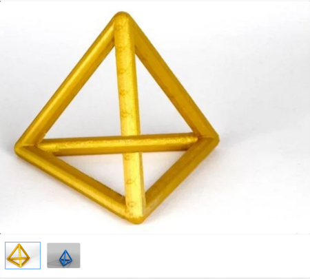  The impossible pyramid  3d model for 3d printers