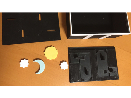 Modelo 3d de Asistente de cuadro de rompecabezas para impresoras 3d