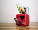  The little box: pencil pot  3d model for 3d printers