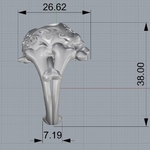  Skull ring skeleton jewelry 3d print model  3d model for 3d printers