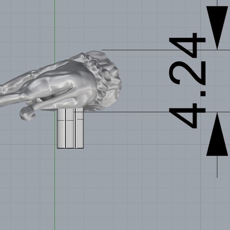 León anillo de Hombre del anillo de la joyería de la impresión 3D de la modelo