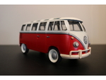  Volkswagen bus 1970s  3d model for 3d printers