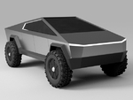 Modelo 3d de Tesla cybertruck para impresoras 3d