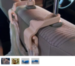  Car seatback trash bag hooks, longer  3d model for 3d printers