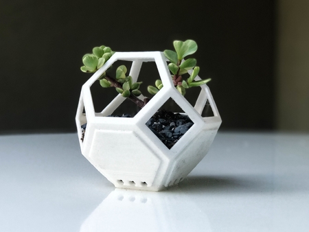  Plantygon - modular geometric stacking planter for succulents  3d model for 3d printers