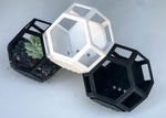  Plantygon - modular geometric stacking planter for succulents  3d model for 3d printers