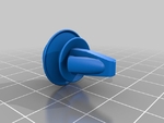  Honda plastic clip (8mm, maybe?)  3d model for 3d printers