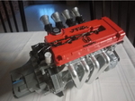  Honda bseries b20 vtec engine   3d model for 3d printers