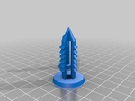  Parametric push pin  3d model for 3d printers