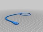  Subaru gas cap lanyard / tether  3d model for 3d printers