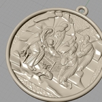  The baby jesus was born pendant jewelry mother mary with jesus  3d model for 3d printers