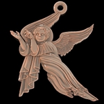  Baby angel pendant jewelry  3d model for 3d printers