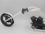  Fully printable chopper  3d model for 3d printers