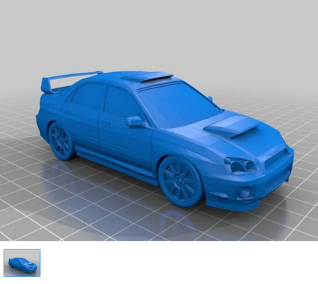  Subaru impreza wrx sti 2004-2005  3d model for 3d printers