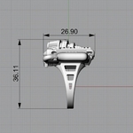  Bmw ring engine ring mator ring  3d model for 3d printers