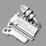  Bmw ring engine ring mator ring  3d model for 3d printers