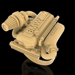  Bmw ring engine ring mator ring  3d model for 3d printers