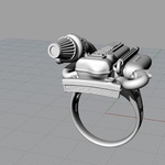  Bmw ring engine ring mator ring  3d model for 3d printers