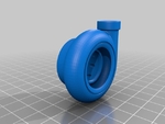  Turbo keychain remix  3d model for 3d printers