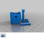  Piston keychain plated  3d model for 3d printers