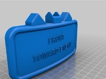  Anti-personnel claymore mine hitch cover   3d model for 3d printers