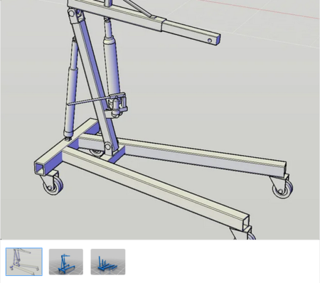 Engine Lifter (for diorama garage)