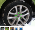Modelo 3d de Volkswagen tornillo de rueda tapas para impresoras 3d