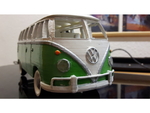 Modelo 3d de Volkswagen bus de la década de 1970 con la luz para impresoras 3d